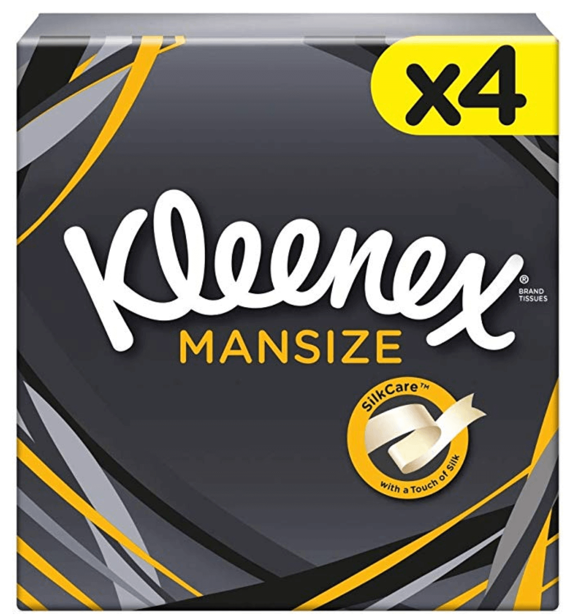 Kleenex Mansize Tissues, Compact – Pack of 4 (176 Tissues Total) now £2 (+£3.99 Delivery) at Amazon Pantry