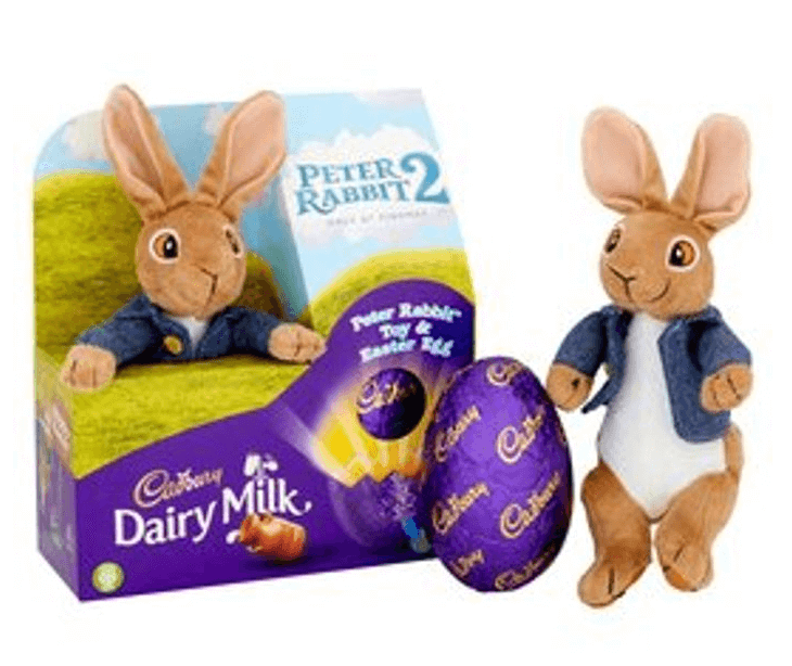 Cadbury Dairy Milk Peter Rabbit Toy & Easter Egg 72g