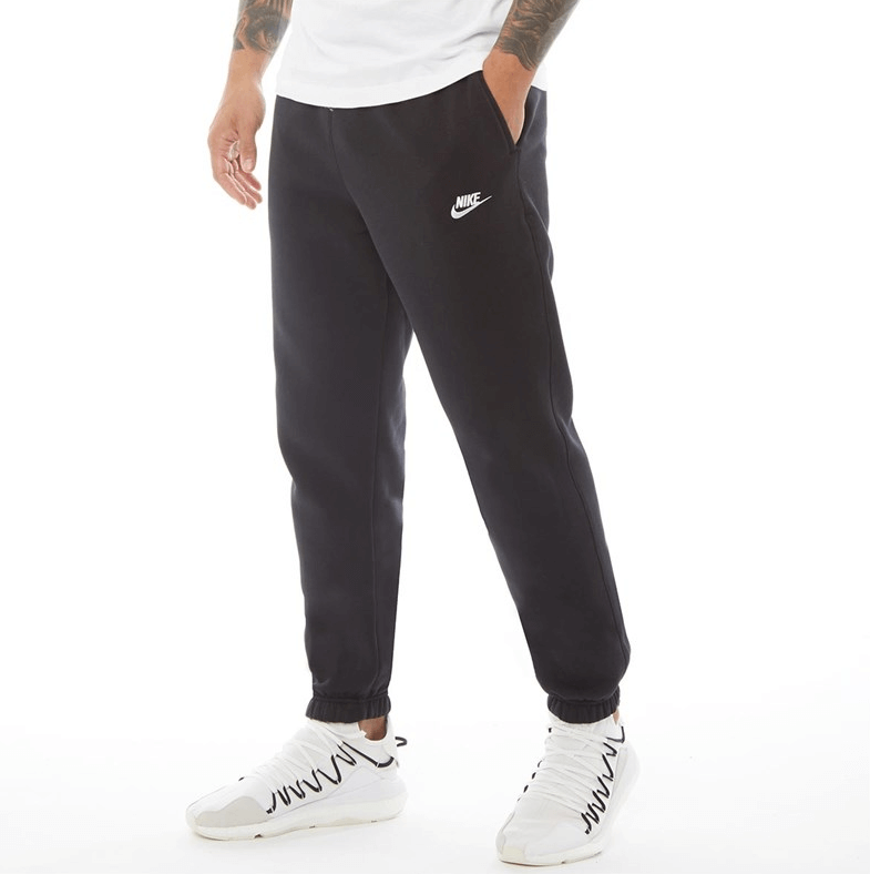 Nike Mens Sportswear Club Fleece Cuffed Pants Black