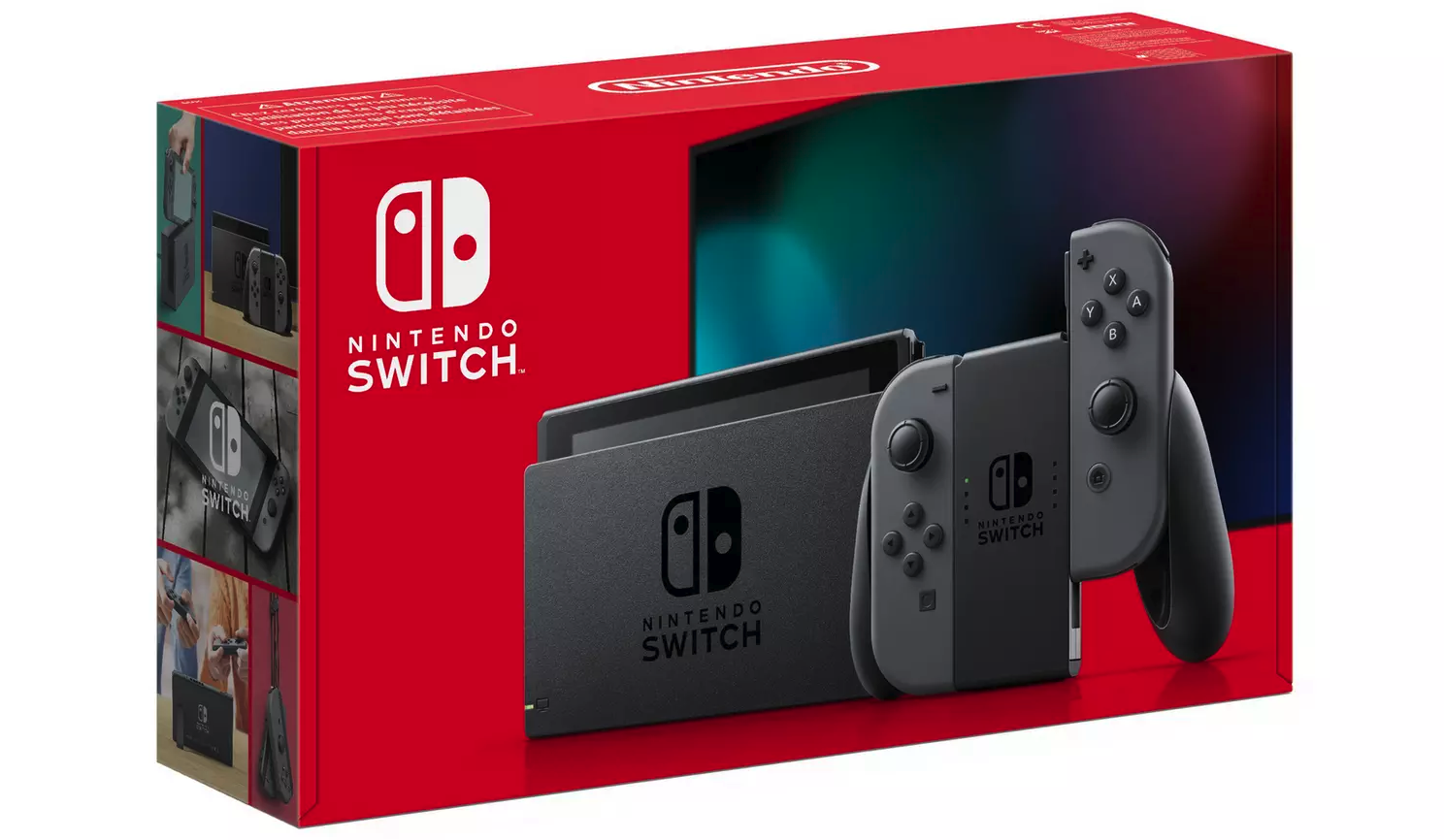 Nintendo Switch Console – Grey with improved battery