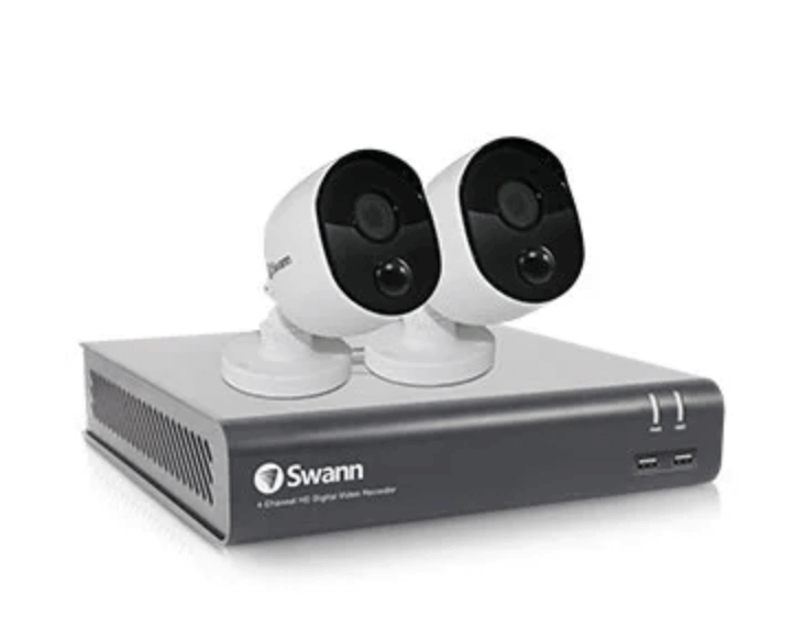 2 Camera 4 Channel 1080p Full HD DVR Security System