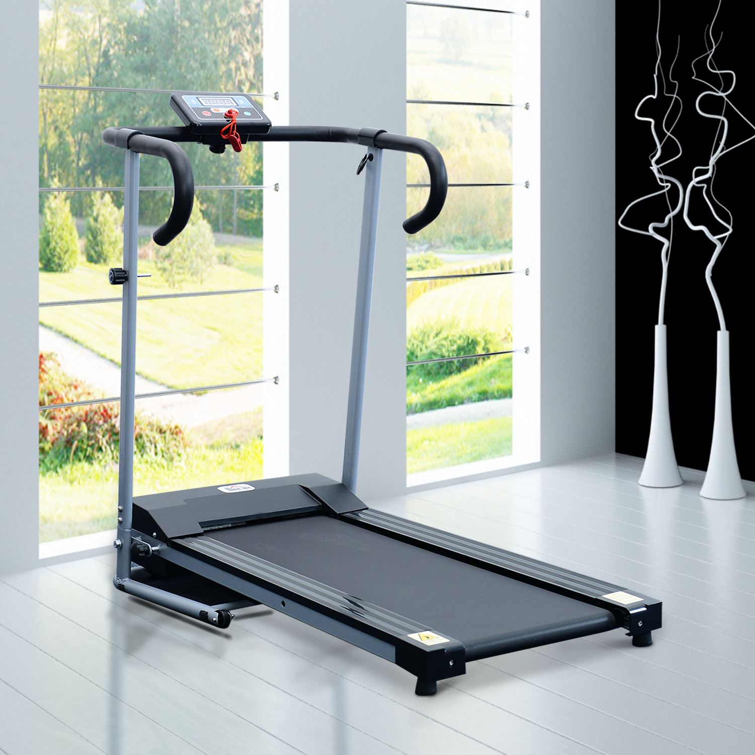  
New Motorised Electric Treadmill Running Machine Fitness Folding Power Exercise
