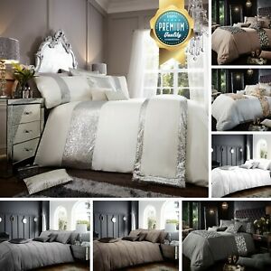  
Luxury Duvet Quilt Cover Bedding Set with Pillowcase Single Double King Size