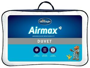  
Silentnight Airmax Duvet Quilt 10.5 Tog Single Double King Super K Cooling Bed