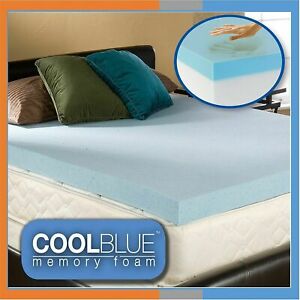  
Cool Blue Memory Foam Topper – Transform Your Mattress Today – 3ft, 4ft6, 5ft