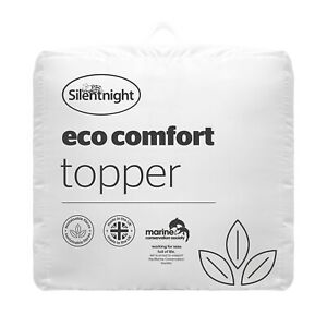 
Silentnight Eco Comfort Mattress Topper Sustainable Single Double King Super K