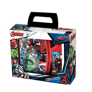  
Marvel Avengers Lunch Box And Water Bottle