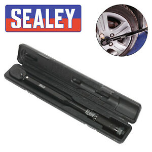  
SEALEY AK624B Micrometer Torque Wrench 1/2″Sq Drive Calibrated Black Series