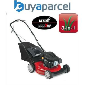  
Lawnflite MTD 46cm Petrol Lawn Mower Push Drive Smart S46PO 46PO 123cc ThorX