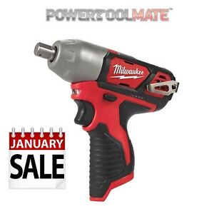 
Milwaukee M12BIW12-0 12v 1/2in Compact Impact Wrench Bare Unit