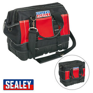  
Sealey AP509 305MM Hard Base Tool Bag Pouch Storage Caddy Toolbag New