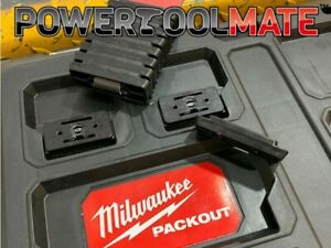  
8 x BLACK Stealth Mounts Toolbox Foot for Milwaukee Packout System (8 Feet incl)