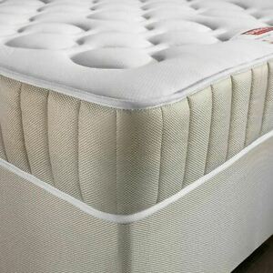  
NEW COMFORT 1500 POCKET MEMORY FOAM SANDRINGHAM SPRUNG MATTRESS QUILTED DESIGN