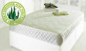  
Natural Memory Foam Spring Mattress – Pure Aloe Vera Natural Cover