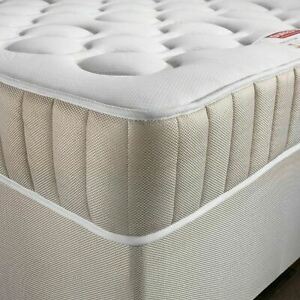  
3FT SINGLE 4FT 4FT6 DOUBLE 5FT KING MEMORY FOAM QUILTED DIVAN BED , MATTRESS 10″