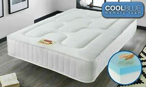  
Touch Cool Blue Memory Foam Mattress – Available in 3ft, 4ft, 4ft6, 5ft