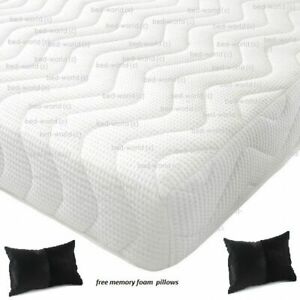 REFLEX MEMORY ALL FOAM MATTRESS 5 + 1 + FREE PILLOWS FREE NEXT DAY DELIVERY