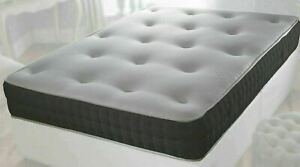  
Black Orthopedic Reflex Foam Open Coil Spring Mattress