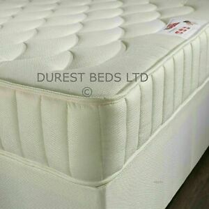  
SPRUNG QUILTED POCKET SPRUNG MATTRESS3FT SINGLE 4FT6 DOUBLE 5FT KING SIZE 10″