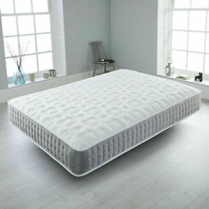 DIAMOND MINI MEMORY FOAM QUILTED POCKET SPRUNG MATTRESS 2000 POCKET SPRING