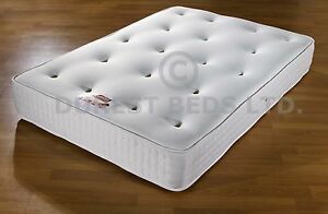  
12″ MEMORY FOAM SEMI ORTHOPAEDIC MATTRESS DOUBLE 4FT6 5FT KING SIZE DAMASK COVER