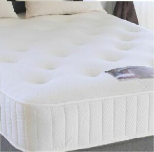  
SANDRINGHAM 2000 POCKET SPRUNG MEMORY MATTRESS LUXURY DAMASK HYPO-ALLERGRNIC