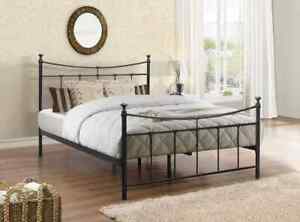  
Traditional Classic Inspired Emily Metal Bed In Black Or Cream 3FT 4FT 4FT6
