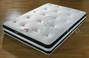 EXCLUSIVE BED-WORLD  AIR MEMORY 1500 POCKET SPRING  MATTRESS  3FT 4FT6 5FT SIZE