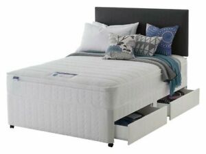  
Silentnight Travis Miracoil Cushiontop 4Drw Divan – Kingsize