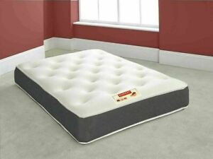  
Deep Tufted Dual Sided Memory Sprung Mattress – Luxury Tufted Damask