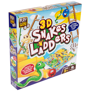  
Play & Win 3D Snakes n Ladders Game