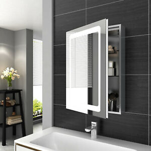  
500x700mm LED lights Mirror Cabinet Storage Wall Mounted for Bathroom