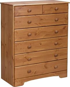  
Argos Home Nordic 5+2 Drawer Chest of Drawers – Pine