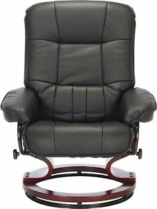  
Argos Home Santos Recliner Chair and Footstool – Black