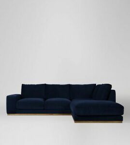  
Swoon Denver Living Room Stylish Ink Pine Right Hand Corner Sofa – RRP £2199