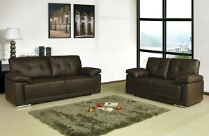  
Sienna Leather Sofa In Black, Brown Or Cream | 3 Seaters, 2 Seaters & Armchairs