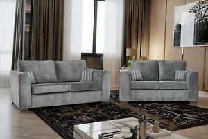  
Nancy Fabric Sofas In Grey & Beige | 3 Seaters, 2 Seaters, Sofa Beds & Armchairs