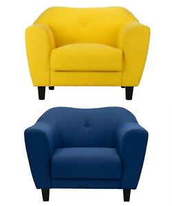  
Cassie Fabric Sofas, Blue Or Yellow | Sofa Sets, 3 Seaters, 2 Seaters & Armchair