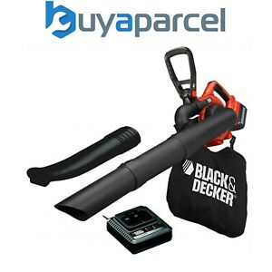  
Black Decker GWC3600L 36v Cordless Electric Garden Leaf Blower Vacuum + Bag