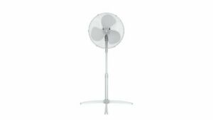  
Challenge 3 Speed Adjustable Tilt Oscillating White Pedestal Fan – 16 Inch