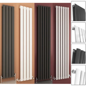  
White Anthracite Chrome Black Vertical Designer Radiator Tall Upright Rads