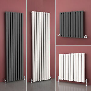  
Horizontal Vertical Oval Column Designer Radiator Central Heating Rad Modern