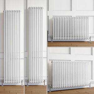  
White Traditional Radiator Cast Iron 2 / 3 Column Central Heating Radiator Rads