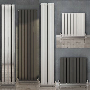  
White Anthracite Chrome Designer Radiator Flat Panel Horizonal Vertical Rad Home