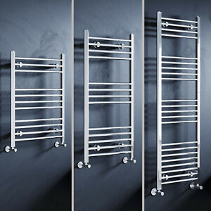  
Towel Rail Radiator Bathroom Chrome Central Heating Rads Straight Towel Rack UK