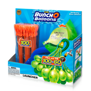  
Bunch O Balloons Launcher with 100 Water Balloons – Orange By ZURU