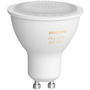  
Philips Hue White and Colour Ambiance GU10 Single Lamp A+ Rated