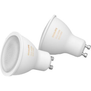  
Philips Hue White and Colour Ambiance GU10 Twin Pack A+ Rated
