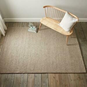  
The White Company Hampton Looped Wool Large Rug 2 x 3m Biscuit RRP £695
