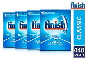  
4 x Finish Classic 110 Dishwasher Tablets Everyday Clean Bulk Pack (Total 440)